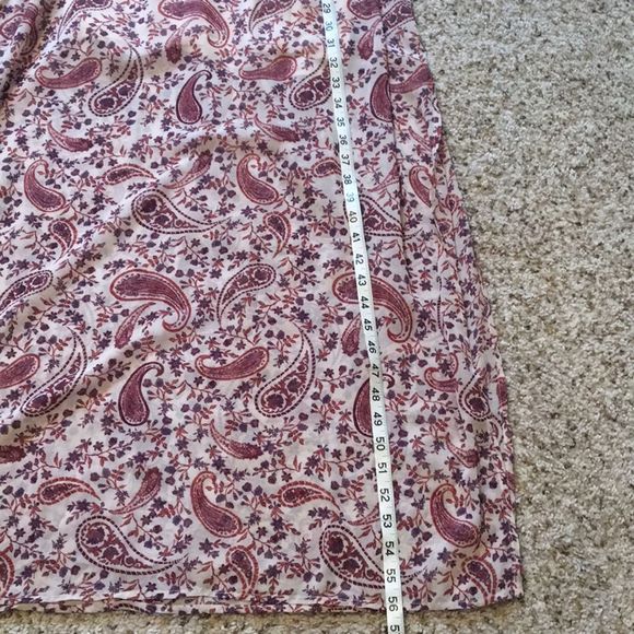 Mason & Belle Paisley Lace Detailed Maxi Dress Size L - Picture 4 of 8